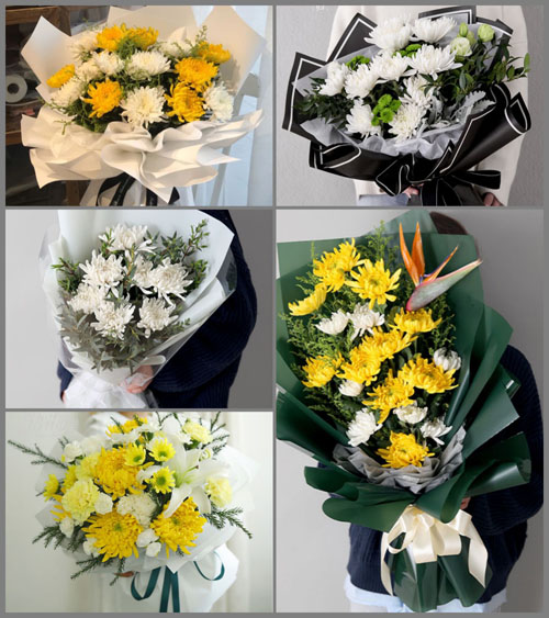 湖北襄阳市老河口市竹林桥镇王李岗村白事花束代送